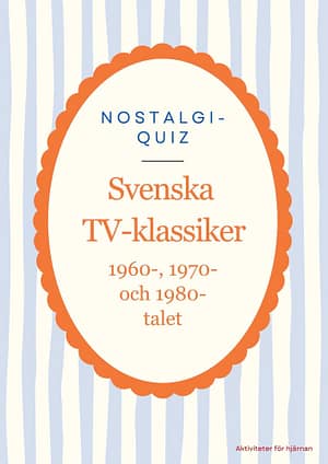 quiz svenska tv-klassiker försättsblad